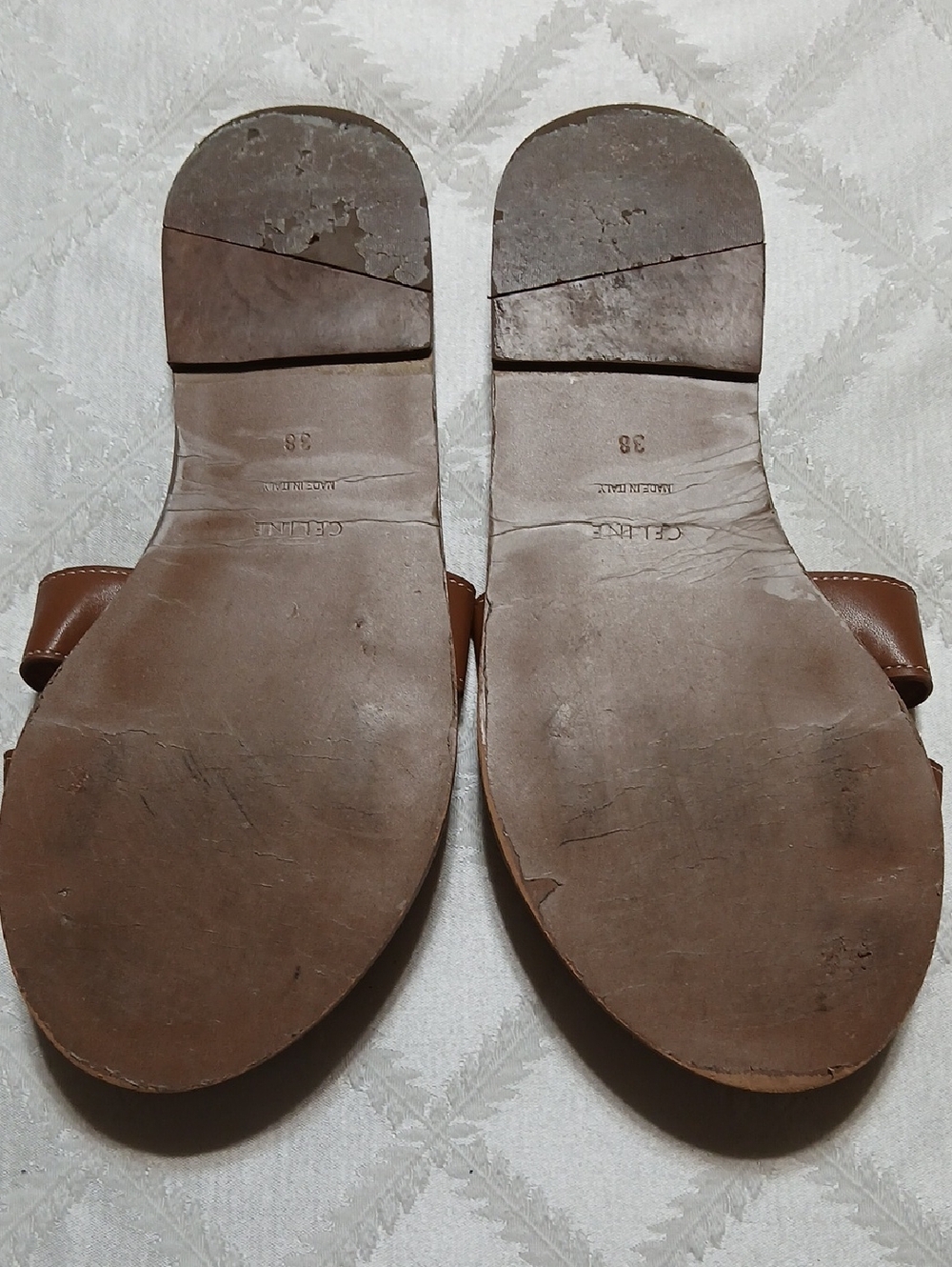 Celine Triomphe Mules Sandals Size 38 - Picture 4 of 7